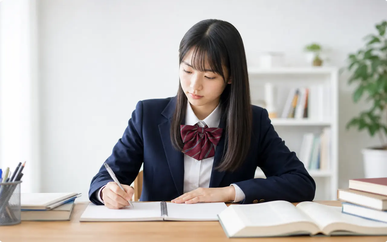 中学生・高校生の学びを表すイメージ