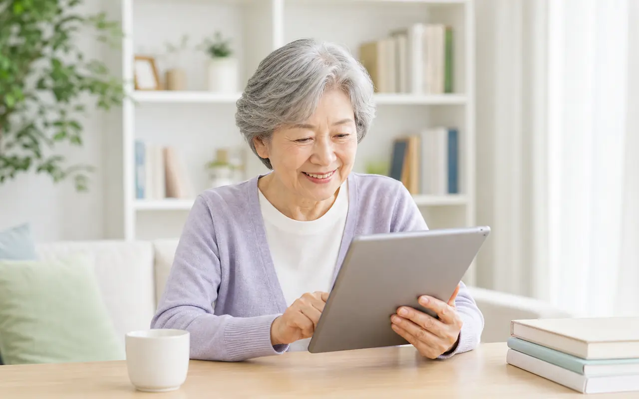 シニアの学びを表すイメージ